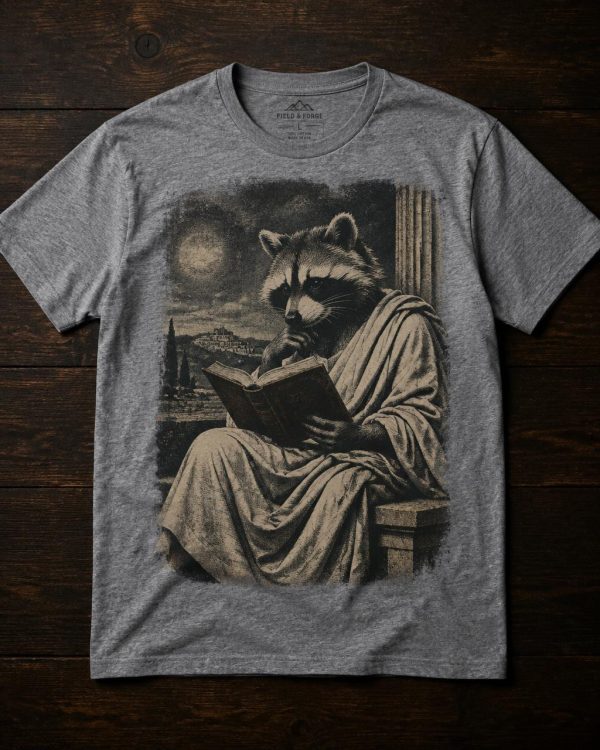 Philosopher Raccoon Tee